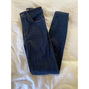 Madewell High rise Curvy Skinny jeans size 25